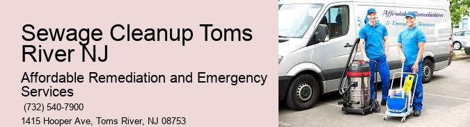 Sewage Cleanup Toms River NJ