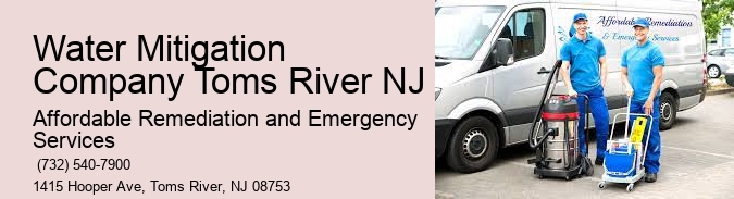 Water Mitigation Company Toms River NJ